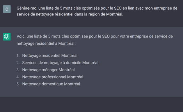 10 questions FAQ avec ChatGPT - Suite